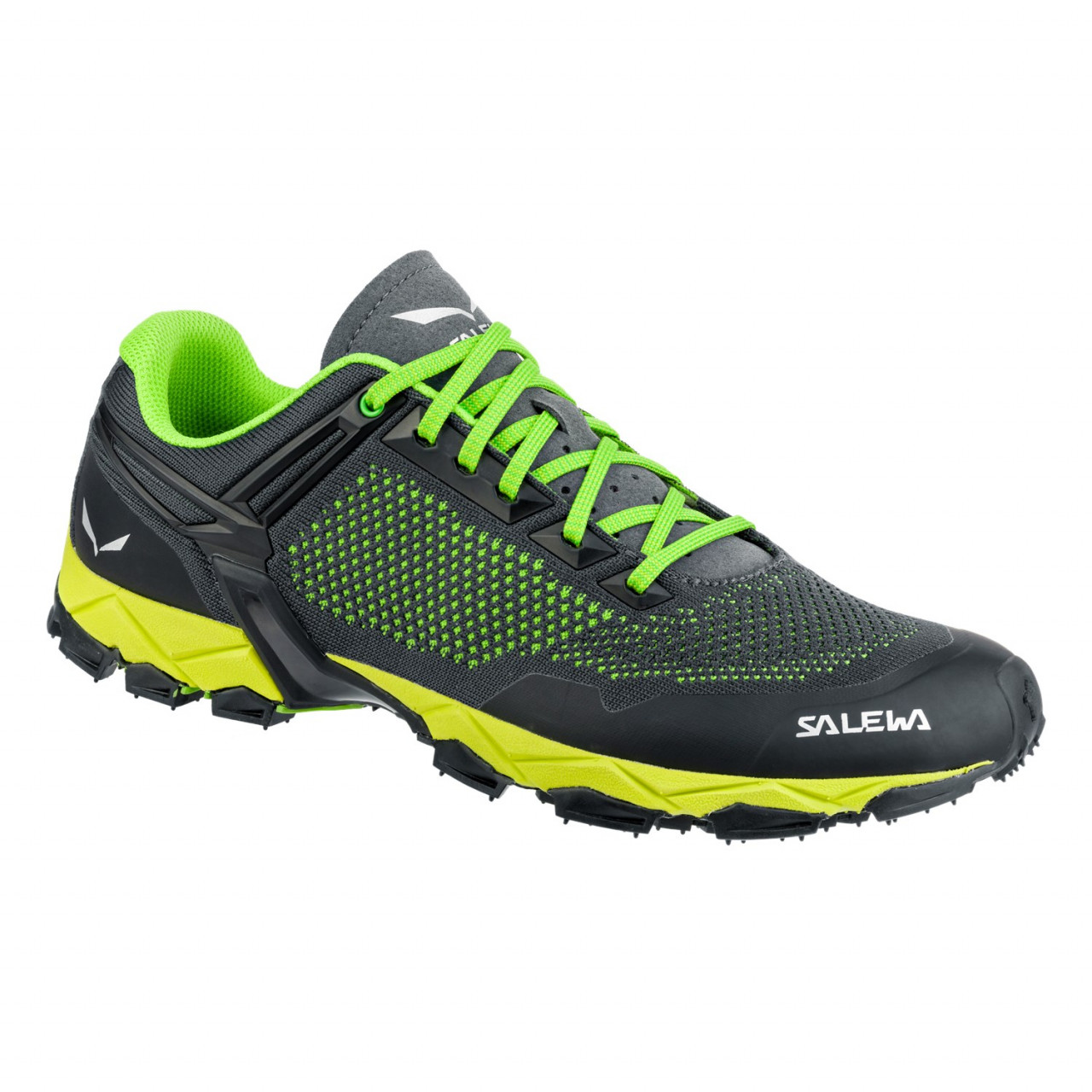 Salewa Men's Lite Train K Hiking Shoes Green/Blue TZU-564209